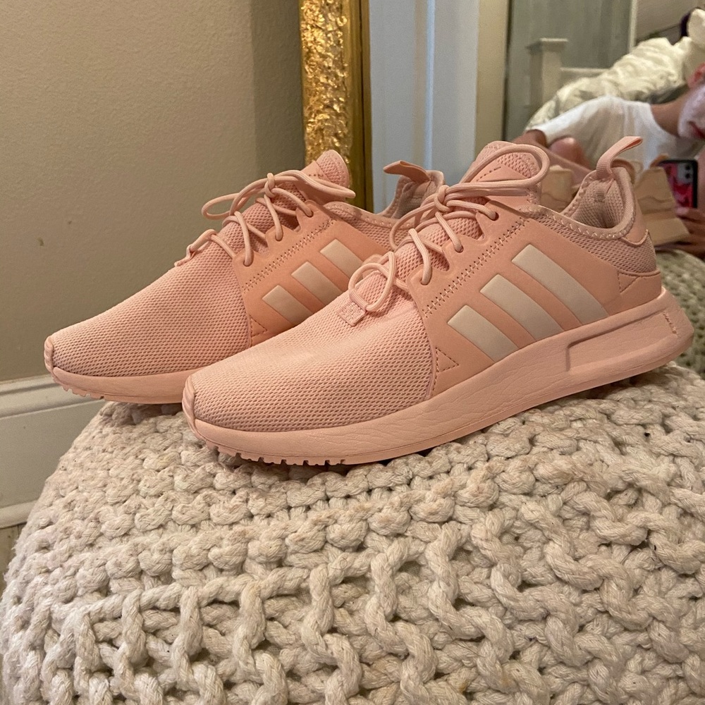 Pink Adidas Tennis Shoes